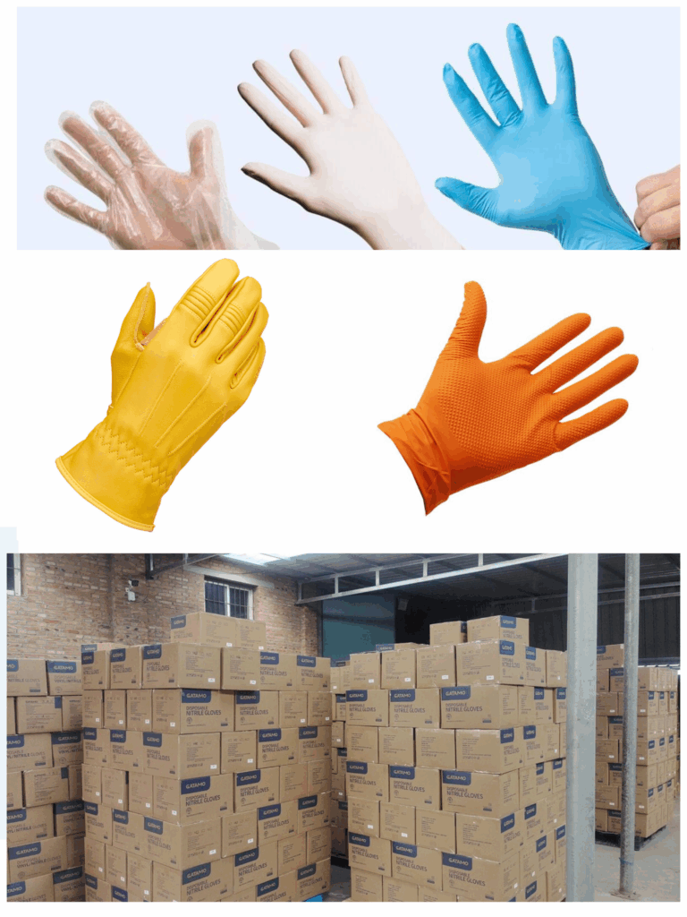 medical gloves cost saving solution with disposable gloves in multiple colors for clinical and industrial use